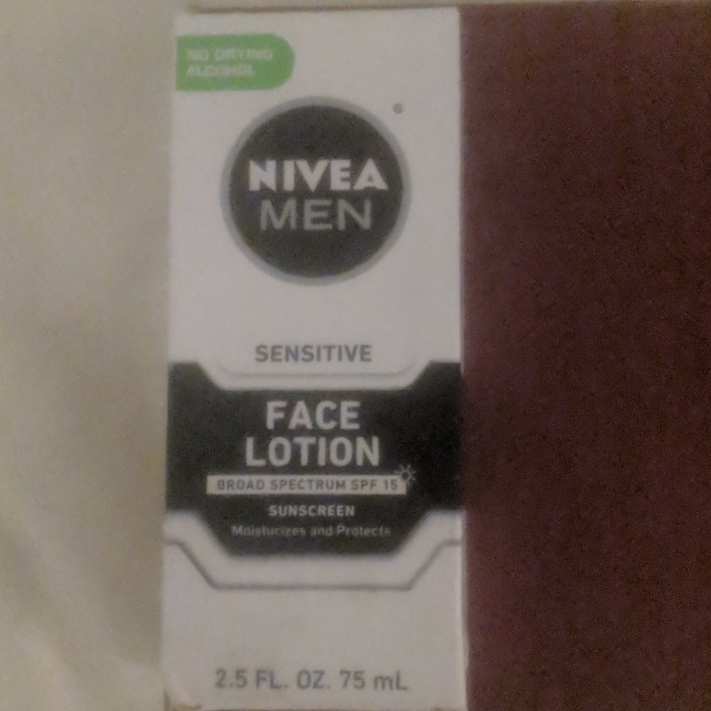Nivea Face Lotion for Men.